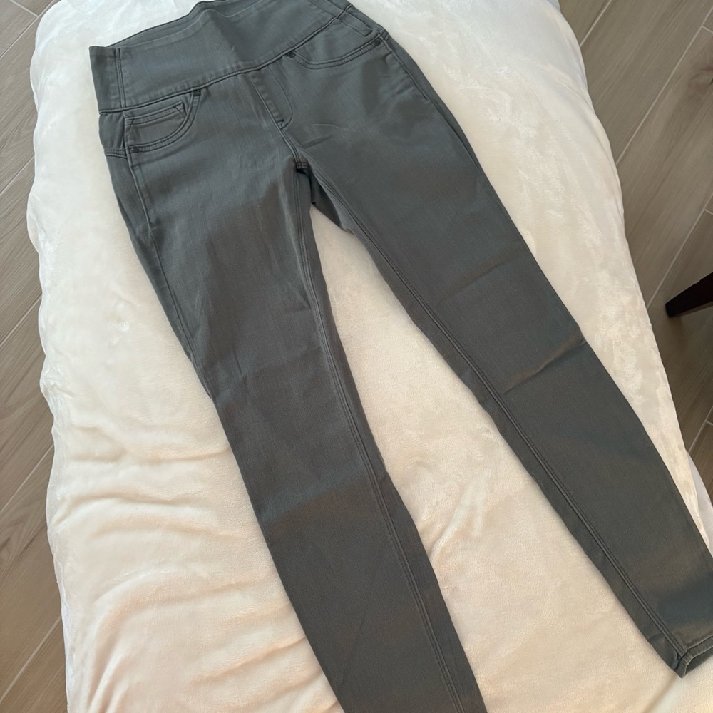Spanx Women's Gray High-Waisted Jegging Jeans